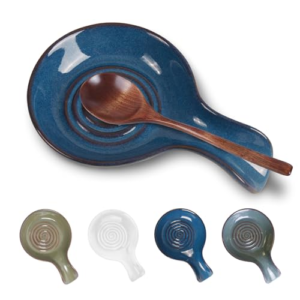 Spoon Rest for Kitchen, Ceramic Spoon Holder for Stove Top4