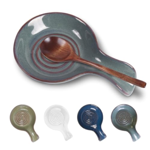 Spoon Rest for Kitchen, Ceramic Spoon Holder for Stove Top3
