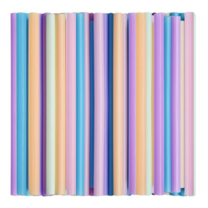 100PCS Flexible Plastic Straws12.8inch Extra Long 4