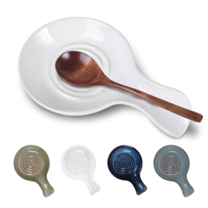 Spoon Rest for Kitchen, Ceramic Spoon Holder for Stove Top1