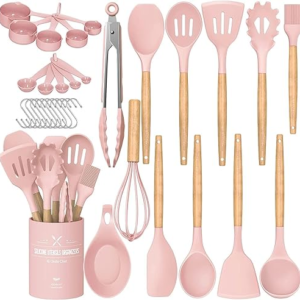 33 pcs Non-Stick Silicone Utensils Spatula Set 5