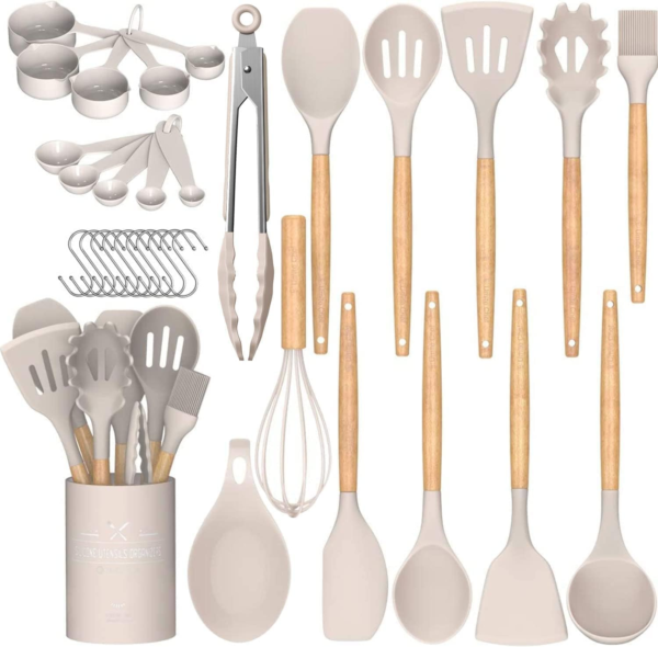 33 pcs Non-Stick Silicone Utensils Spatula Set 1