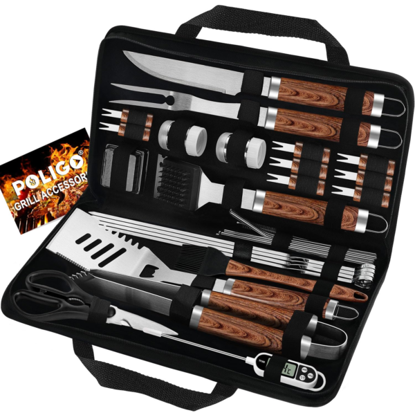 29 PCS BBQ Grill Accessories Stainless Steel BBQ Tools 1