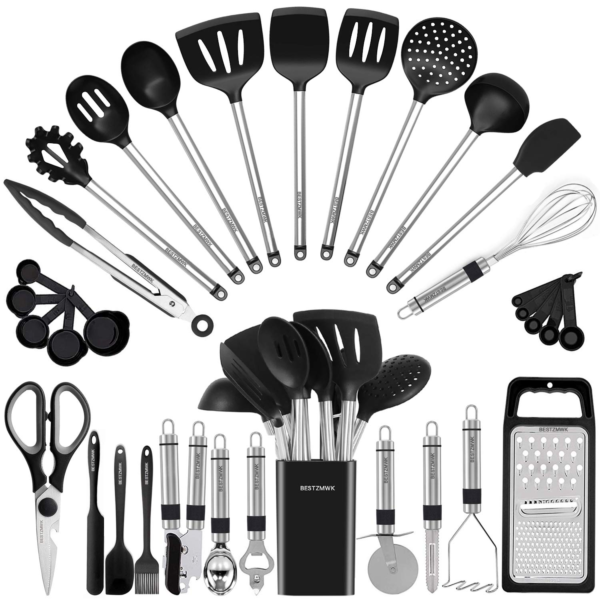 Kitchen Utensil Set-Silicone Cooking Utensils1 - Image 2