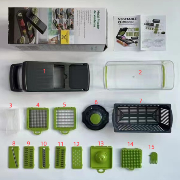 Vegetable Cutter  15 in 1 - Image 2