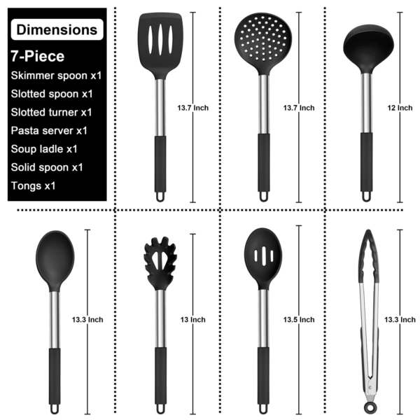 Silicone Cooking Utensils Set2 - Image 3