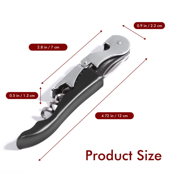 Professional Waiter Corkscrew Wine Openers Set 6 - Image 3