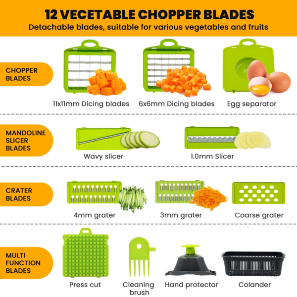 New Arrival Veggie Multifunctional Chopper - Image 5