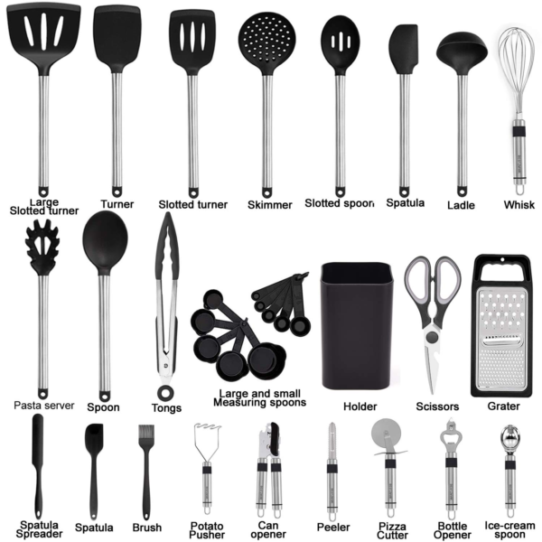 Kitchen Utensil Set-Silicone Cooking Utensils3 - Image 3