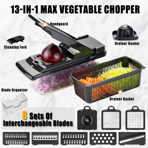 13 in 1 Kitchen Vegetable Cutter - Image 3