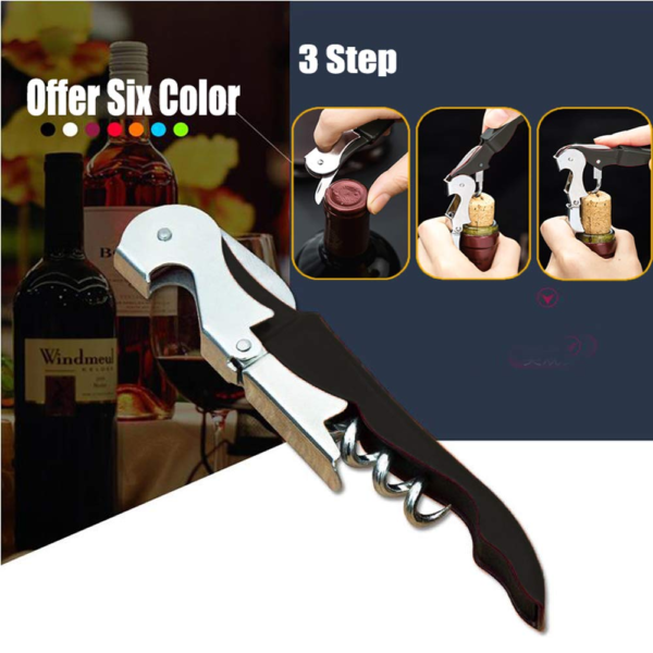 Professional Waiter Corkscrew Wine Openers Set 6 - Image 5