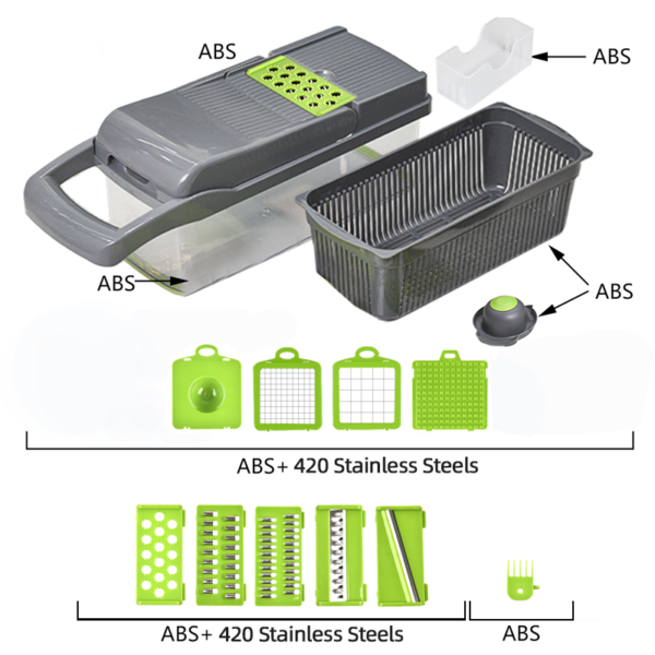 Vegetable Cutter  15 in 1 - Image 4