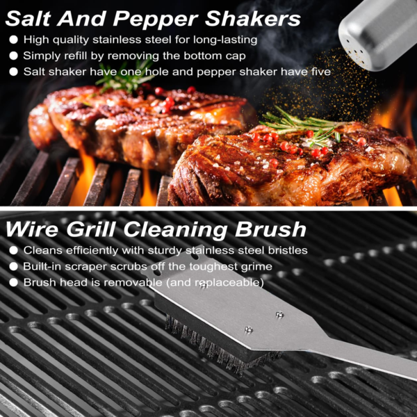 29 PCS BBQ Grill Accessories Stainless Steel BBQ Tools 2 - Image 7